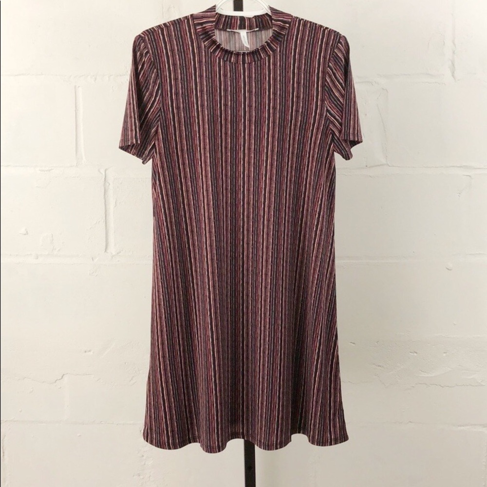 BCBGeneration Striped Multi Color Dress